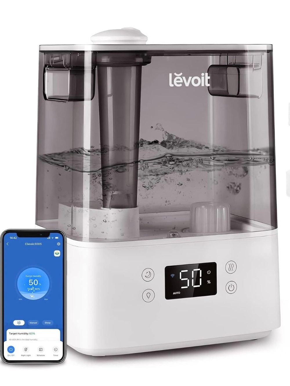 Levoit Humidifier - White/Grey